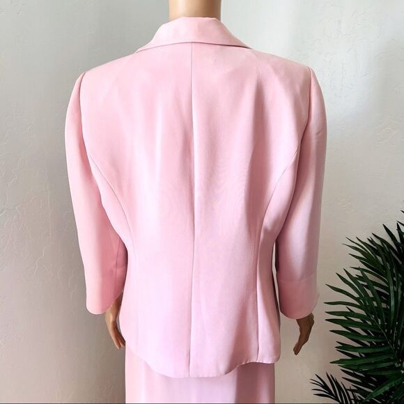 Jessica Howard Pink Blazer & Dress 2-pc Set Sz 12 - Picture 8 of 15